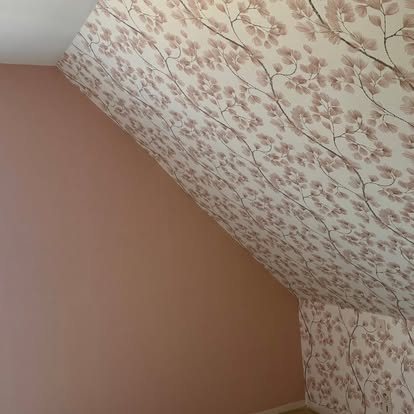 Deuxième vue chambre avec papier peint, Goincourt